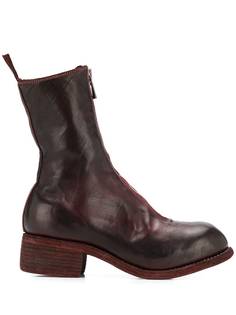 Guidi zip front ankle boots