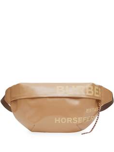Burberry объемная сумка с принтом Horseferry
