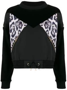 Just Cavalli толстовка со вставками
