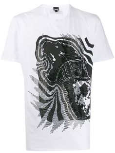 Just Cavalli декорированная футболка с графичным принтом