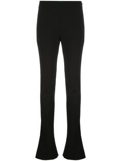 Mugler extra-long flared bottom trousers