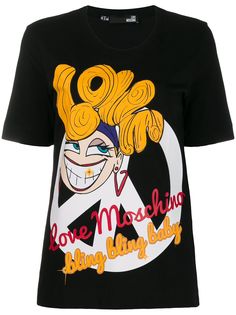 Love Moschino футболка с графичным принтом