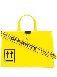 Off-White сумка-тоут с логотипом