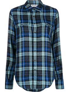Saint Laurent рубашка в клетку