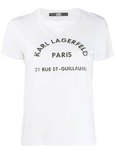 Karl Lagerfeld футболка с логотипом