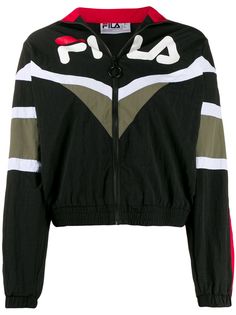 Fila куртка на молнии с логотипом