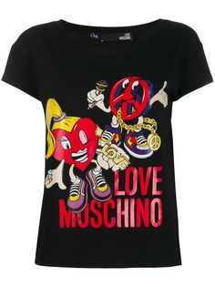 Love Moschino футболка с короткими рукавами и принтом