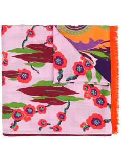 Etro шарф с цветочным принтом пейсли