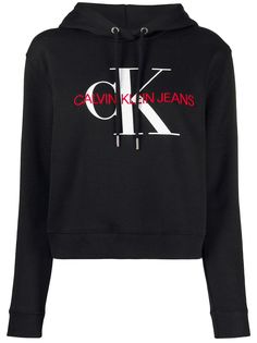 Calvin Klein Jeans худи с вышитым логотипом