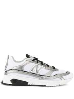 New Balance кроссовки с эффектом металлик