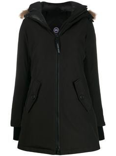 Canada Goose парка с капюшоном и искусственным мехом