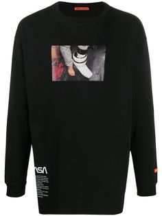 Heron Preston толстовка с графичным принтом
