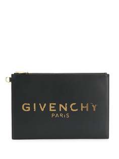 Givenchy клатч с металлическим логотипом