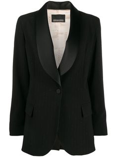 Ermanno Scervino блейзер-смокинг с атласными лацканами
