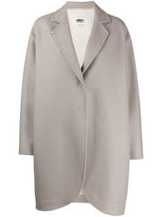 Mm6 Maison Margiela пальто оверсайз с клапанами