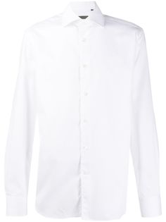 Corneliani рубашка с косым воротником