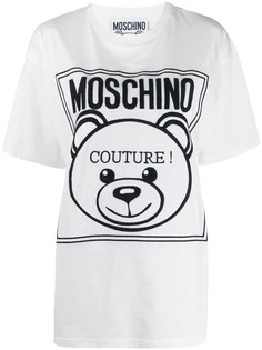 Moschino футболка Teddy Bear с логотипом