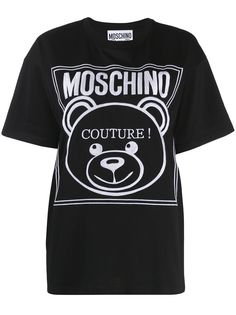 Moschino футболка Teddy Bear с логотипом