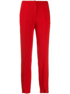 Courrèges split seam mid-rise trousers