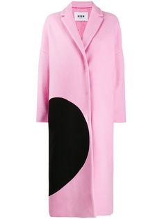 MSGM декорированное пальто оверсайз