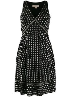 Michael Kors декорированное платье Georgette
