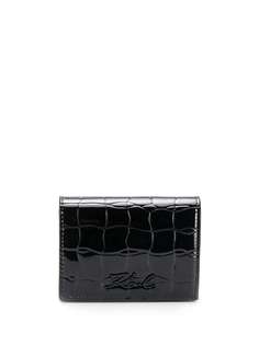 Karl Lagerfeld маленький кошелек K/Signature Croco