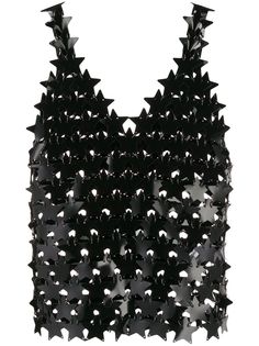 Paco Rabanne декорированный топ
