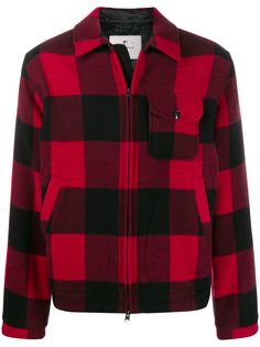 Woolrich куртка в клетку