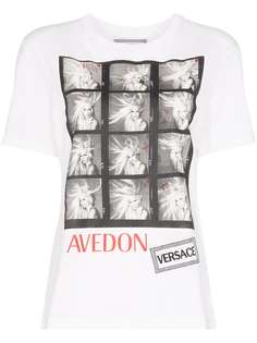 Versace футболка Donatella с принтом из коллаборации с Avedon