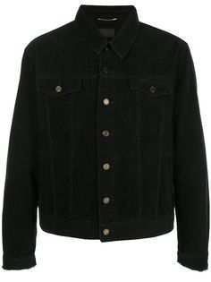 Saint Laurent вельветовая куртка