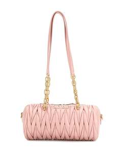 Miu Miu matelassé bowling shoulder bag