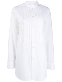 Mm6 Maison Margiela рубашка с плиссировкой
