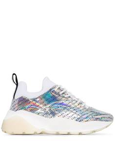 Stella McCartney Eclypse iridescent logo-print sneakers