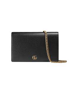 Gucci мини-сумка на цепочке GG Marmont