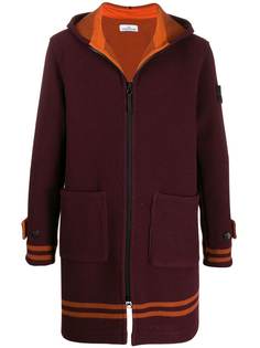 Stone Island striped detail coat
