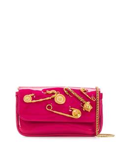 Versace лакированная сумка на плечо