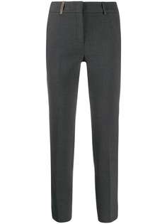 Peserico slim fit cropped trousers