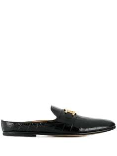 Versace лоферы с логотипом
