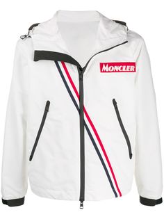 Moncler logo patch sports jacket