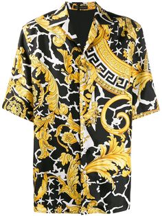 Versace рубашка с принтом Savage Barocco