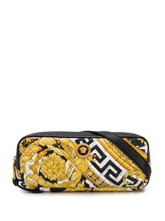 Versace поясная сумка с принтом Barocco