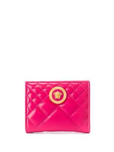 Versace стеганый кошелек с декором Medusa