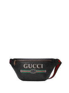 Gucci поясная сумка с принтом логотипа