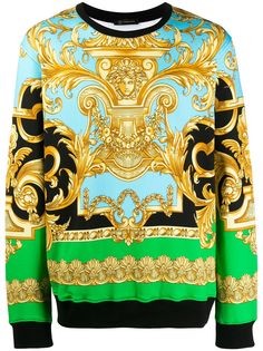 Versace толстовка с принтом Baroque