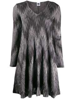 M Missoni платье с узором зигзаг