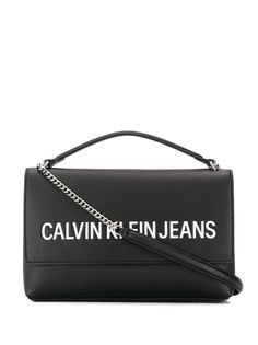 Calvin Klein сумка-сэтчел с тисненым логотипом
