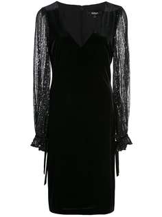 Badgley Mischka бархатное платье с пайетками