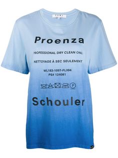 Proenza Schouler футболка Dry Clean с принтом тай-дай