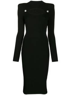 Balmain платье с вырезами