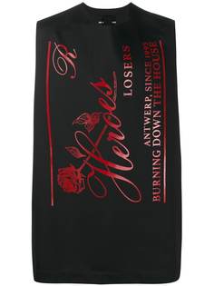 Raf Simons топ без рукавов из коллаборации с Templa